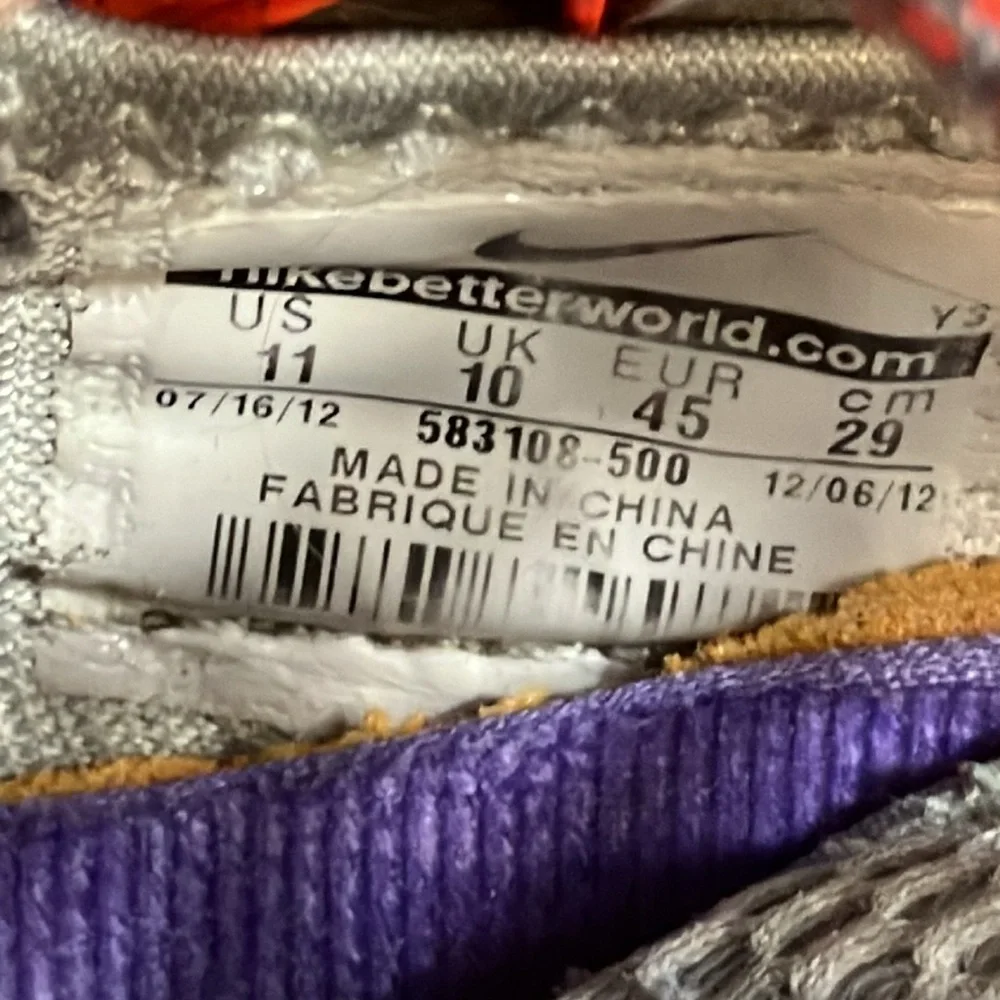 Nike LeBron 10 X Area 72 All Star Extraterrestrial Galaxy‎ Sneaker Men’s size 11